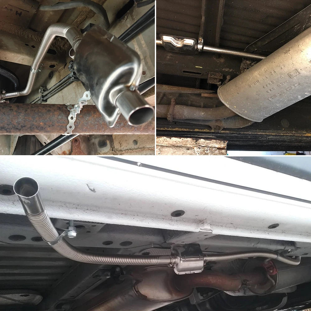 24mm silencieux silencieux support de serrage amélioré voiture Air Diesel chauffage de stationnement tuyau d'échappement en fer inoxydable pour chauffage Diesel