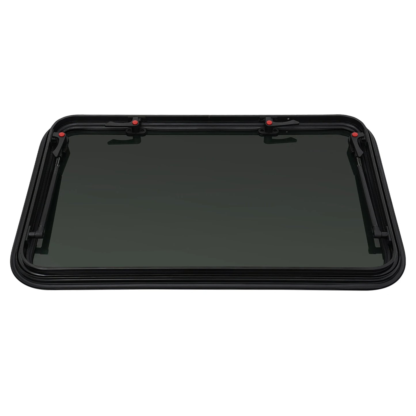 Fenêtres de caravane et de camping-car, 800x500mm, coins arrondis, fenêtre push-out en verre trempé pour camping-car, caravanes, camping-cars