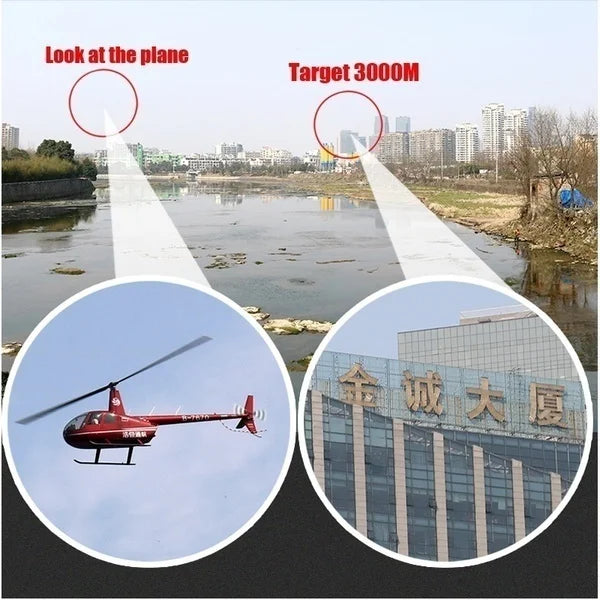 200x25 5000M/50000M jumelles longue Distance puissant HD pliable Portable FMC BAK4 télescope optique