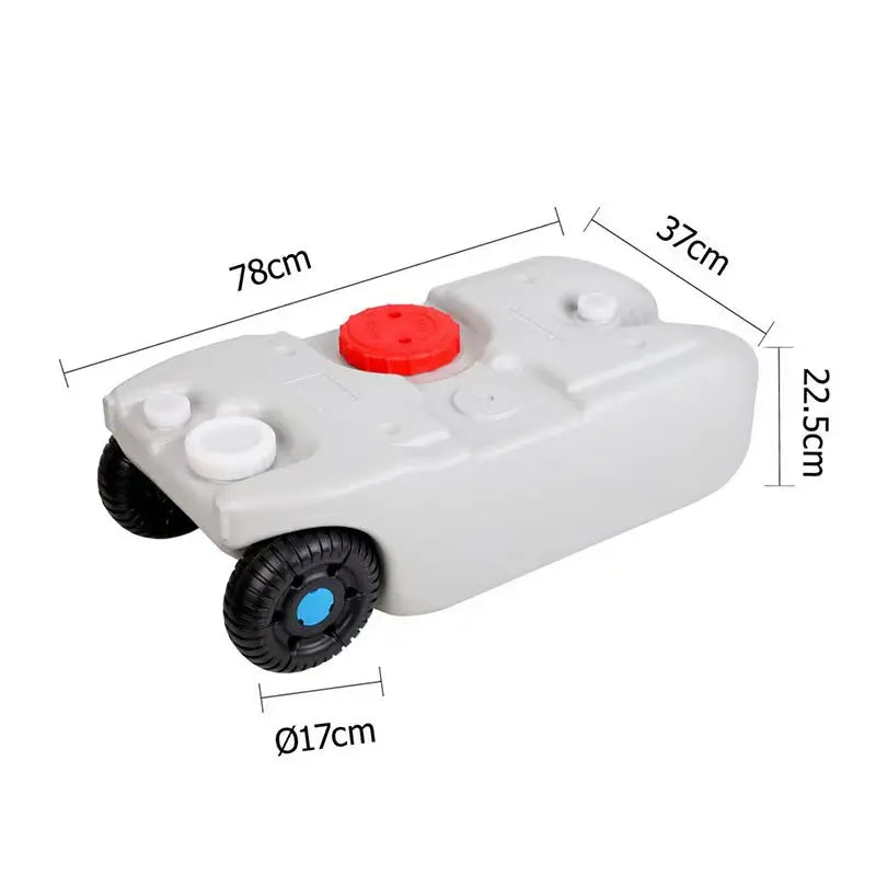 HWHongwatches-Réservoir d'eau de couleur bleue et grise, rouleau d'eaux usées, voiture précieuse, remorque de camping-car, eau pure, livraison gratuite, 40L