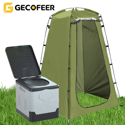 GECOFEER tente extérieure Portable confidentialité Camping douche pliante toilette d'urgence vestiaire plage pour Camping voyage