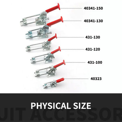 Pince à bascule de verrouillage réglable, 1 pièce, 100kg 180kg 300kg, outil manuel universel rapide en métal pour le fonctionnement de la Machine 431 40341