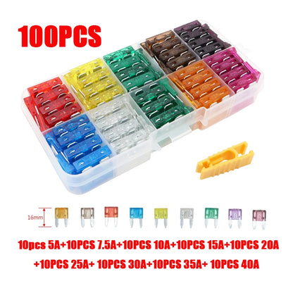 Bloc de fusibles à lame universel 12 voies 6 voies 12V 32V, boîte porte-fusible de voiture, interrupteur de connecteur de fusible automatique marin avec indicateur lumineux LED