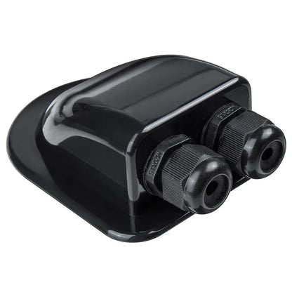 Boîte de presse-étoupe d'entrée à Double fil, panneau solaire, boîte de presse-étoupe d'entrée de fil de toit, câble de camping-car blanc à Double trou, accessoires de voiture pour Yacht RV, nouveau