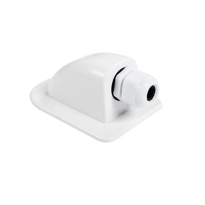 Boîte de presse-étoupe d'entrée à Double fil, panneau solaire, boîte de presse-étoupe d'entrée de fil de toit, câble de camping-car blanc à Double trou, accessoires de voiture pour Yacht RV, nouveau