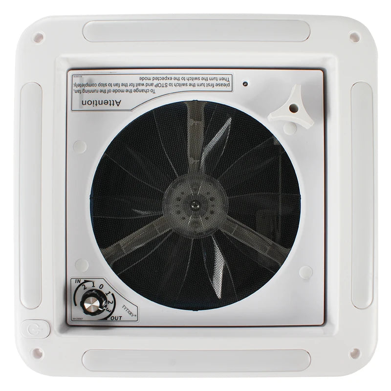 TYTXRV accessoires de caravane 11 ''12V CE RV ventilateur de toit ventilateur d'extraction de lucarne de levage manuel pour camping-car remorque de voyage