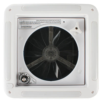 TYTXRV accessoires de caravane 11 ''12V CE RV ventilateur de toit ventilateur d'extraction de lucarne de levage manuel pour camping-car remorque de voyage