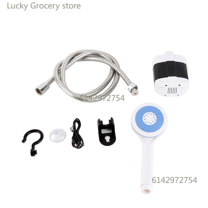 Pompe de douche électrique Portable, douche de Camping en plein air, Rechargeable par USB, pour Camping, lavage de voiture, jardinage, nettoyage des animaux domestiques