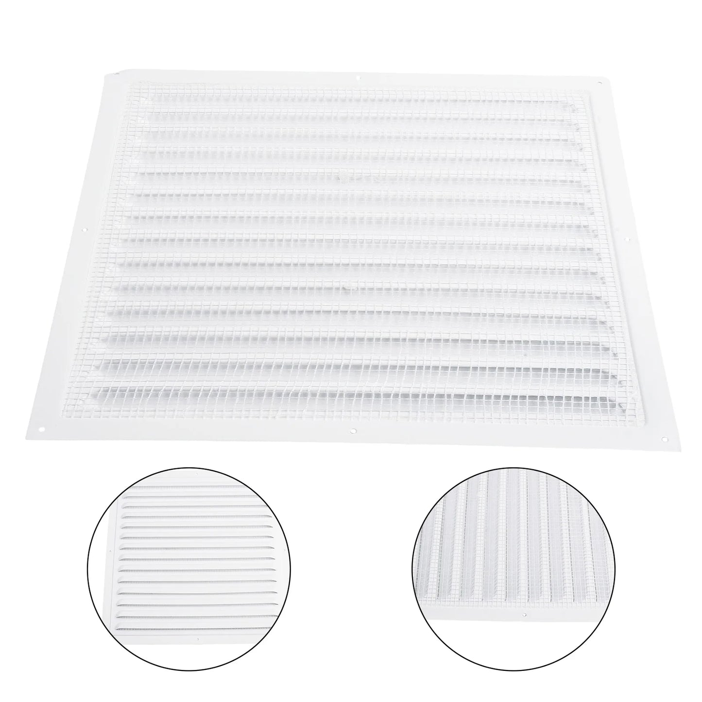 Grille d'aération en métal, couvercles de Ventilation, Grilles en aluminium, conduit de chauffage, évents de refroidissement, plaque d'écran anti-insectes, évents d'air