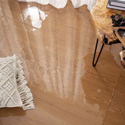 Paquet de 12 carreaux de sol en vinyle auto-adhésifs, revêtement et bâton imperméable, revêtement de sol en PVC aspect bois pour chambre à coucher, salon, décoration de la maison