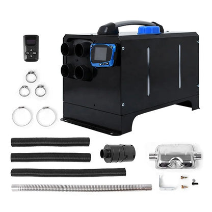 Chauffage de stationnement à carburant 12V, chauffage de voiture, Portable, Air Diesel, Camping, 3kw, 5kw, tout-en-un