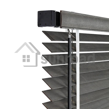 Tiroirs de fenêtre vénitiens en Faux bois PVC sur mesure, volets en bois de tilleul, stores de fenêtre en bois de Paulownia, décoration de maison intelligente