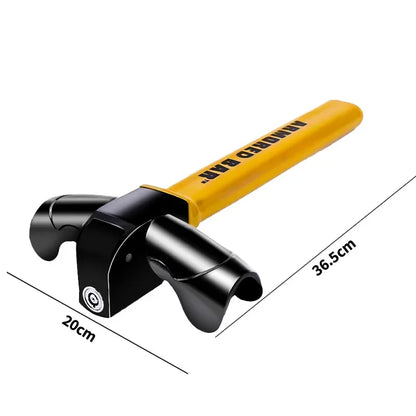 Antivol de verrouillage du volant de voiture - Imobilisateur universel à barre en T avec une sécurité maximale