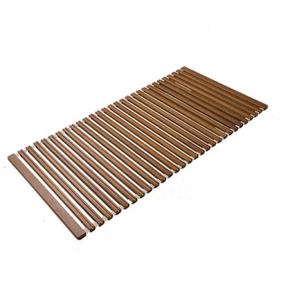 Support de lattes de lit à lattes en bois massif de Paulownia, carbonisé japonais, pour matelas Futon, Tatami de couchage au sol, planche pliante