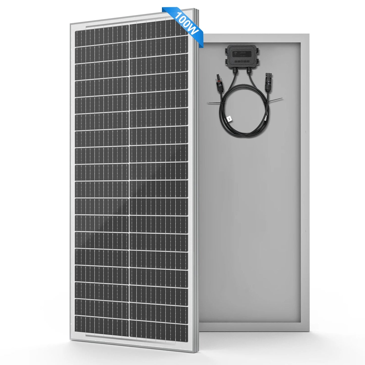 WERCHTAY 100W 12V 12BB panneau solaire monocristallin panneau solaire haute efficacité Module solaire Charge batterie pour remorque RV