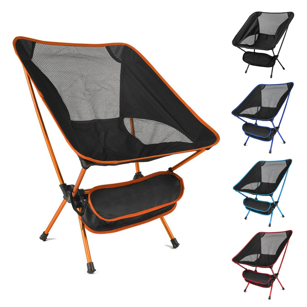 Chaise pliante ultralégère détachable, Portable, légère, siège étendu, pêche, Camping, maison, barbecue, jardin, randonnée