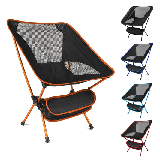 Chaise pliante ultralégère détachable, Portable, légère, siège étendu, pêche, Camping, maison, barbecue, jardin, randonnée