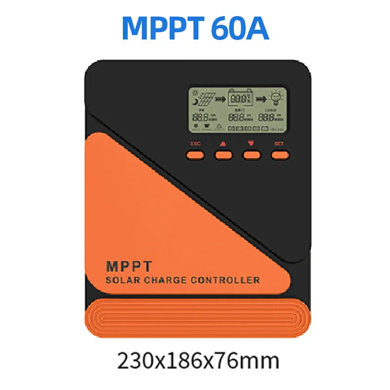 [Livraison rapide] Y & H MPPT 20A 40A 60A contrôleur de Charge solaire panneau solaire régulateur de Charge solaire 12V 24V plomb-acide/Lithium