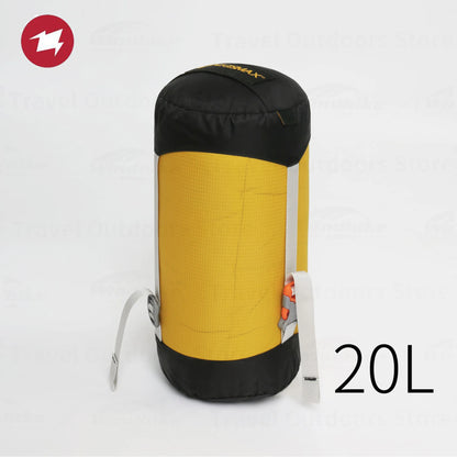 GISMAX-Sac de compression imperméable en nylon, sac de couchage de camping, accessoires de rangement, extérieur, ultra léger, 1,5 L-45L