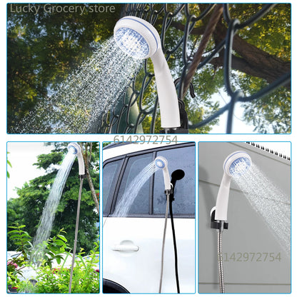 Pompe de douche électrique Portable, douche de Camping en plein air, Rechargeable par USB, pour Camping, lavage de voiture, jardinage, nettoyage des animaux domestiques