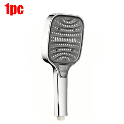 Pommeau de douche Turbo pressurisé, 8 Modes, grand panneau de 12cm, pomme de douche à économie d'eau, antidéflagrant, filtre ABS épais