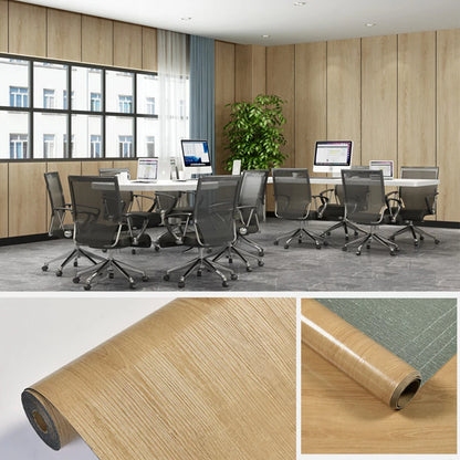 Autocollants de sol auto-adhésifs en PVC, Grain de bois, imperméables, pour salon, chambre à coucher, armoire, épaississement de la maison, 3/10m