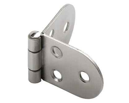 Charnière de Table pliante à rabat en acier inoxydable, charnière à bord rond rotative à 180 degrés, charnière de porte d'armoire avec vis, 6/10/20/40 pièces