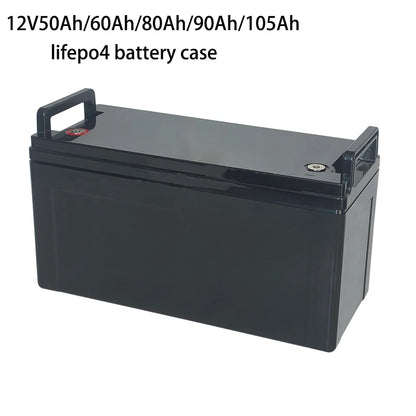 Boîtier de Rangement de Batterie Lifepo4 12/24V, Boîtier Étanche en Plastique pour Cellule Solaire, Montres, Yacht, 50/60/80/90/150Ah