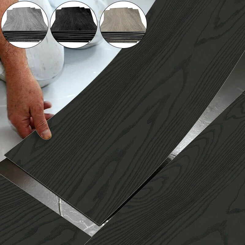 Autocollants muraux auto-adhésifs en PVC, 28/7 pièces, Grain de bois, papier peint pour salon, toilettes, cuisine, décoration de sol, autocollant étanche