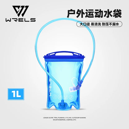 WRELS bouteille d'eau pliable en Silicone en plein air voyage Sport course cyclisme bouilloire bouteille d'eau sans BPA 500 ml avec paille