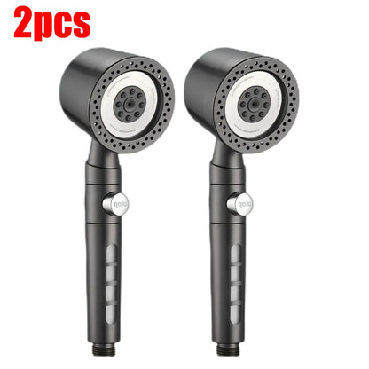 Pommeau de douche à économie d'eau, 5 Modes de pulvérisation, pomme de douche à main ABS pour Spa, grand débit, filtre de salle de bains Portable, ensemble de buses de robinet de douche