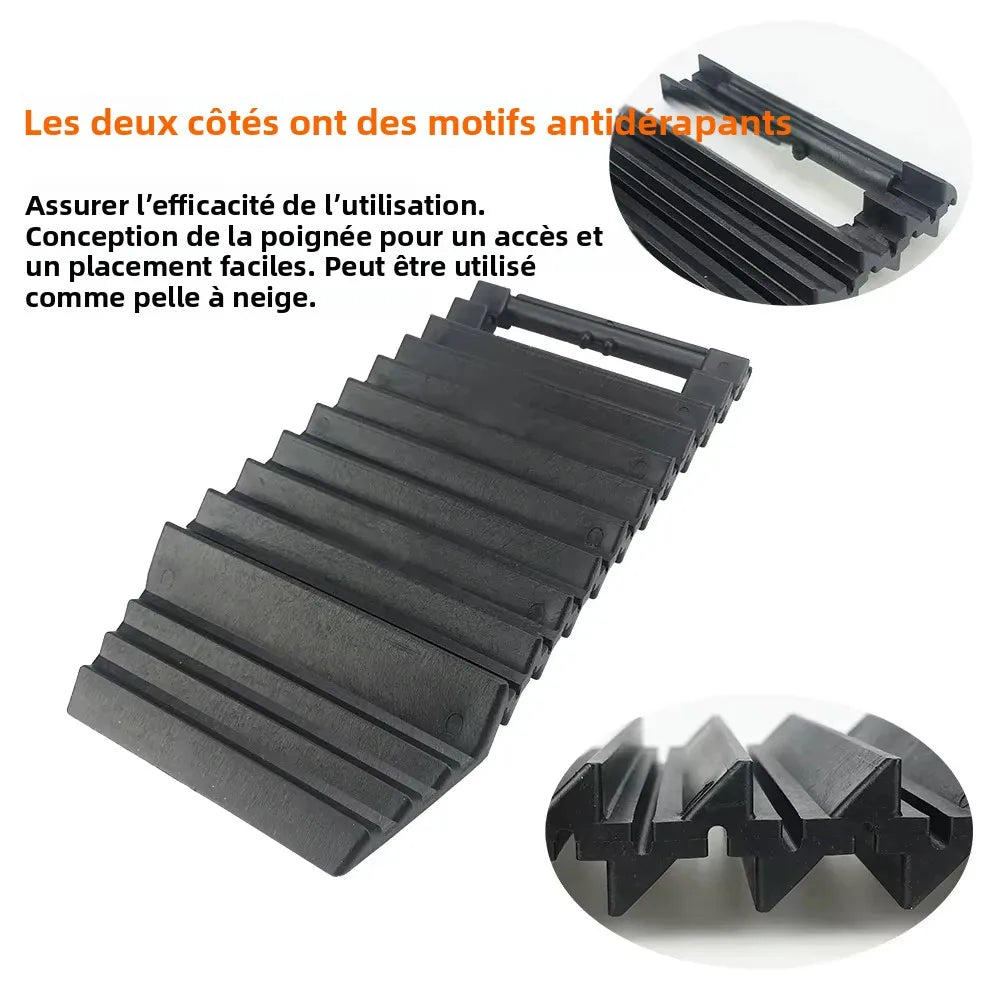 Pistes de récupération tout-terrain, tapis de Traction antidérapants pour sable de boue de neige, outil de sauvetage de véhicule robuste, accessoires de camion SUV