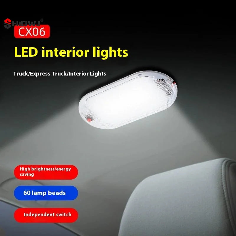 Barres LED pour plafond de voiture, éclairage de toit universel 12v-85v 1 pièce, adapté à l'intérieur de camping-car et à la lampe de lecture