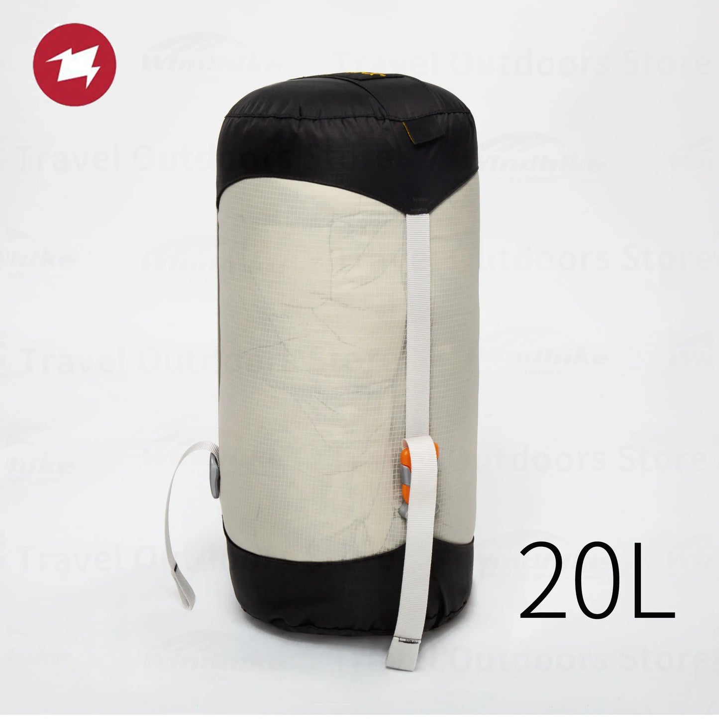 GISMAX-Sac de compression imperméable en nylon, sac de couchage de camping, accessoires de rangement, extérieur, ultra léger, 1,5 L-45L