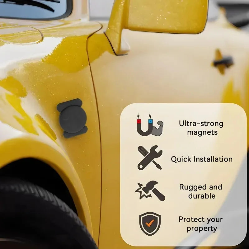 Localisateur d'étiquette intelligent magnétique pour Apple AirTag Mini traceur GPS magnétique voiture véhicule portable étui Anti-perte Localizador Bluetooth