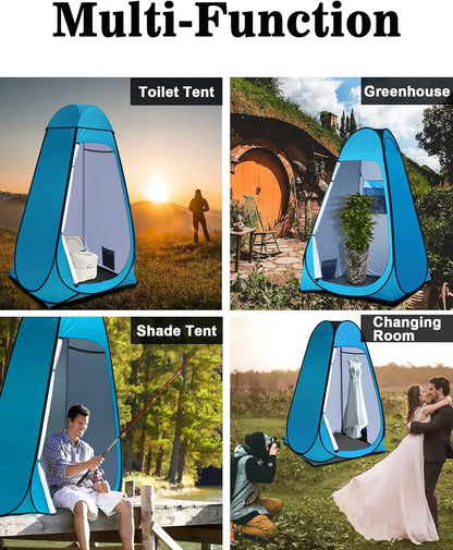 Tente d'abri Pop-Up Portable, Camping en plein air, plage, douche privée, toilettes, tente à langer, abri contre la pluie et le soleil avec fenêtre