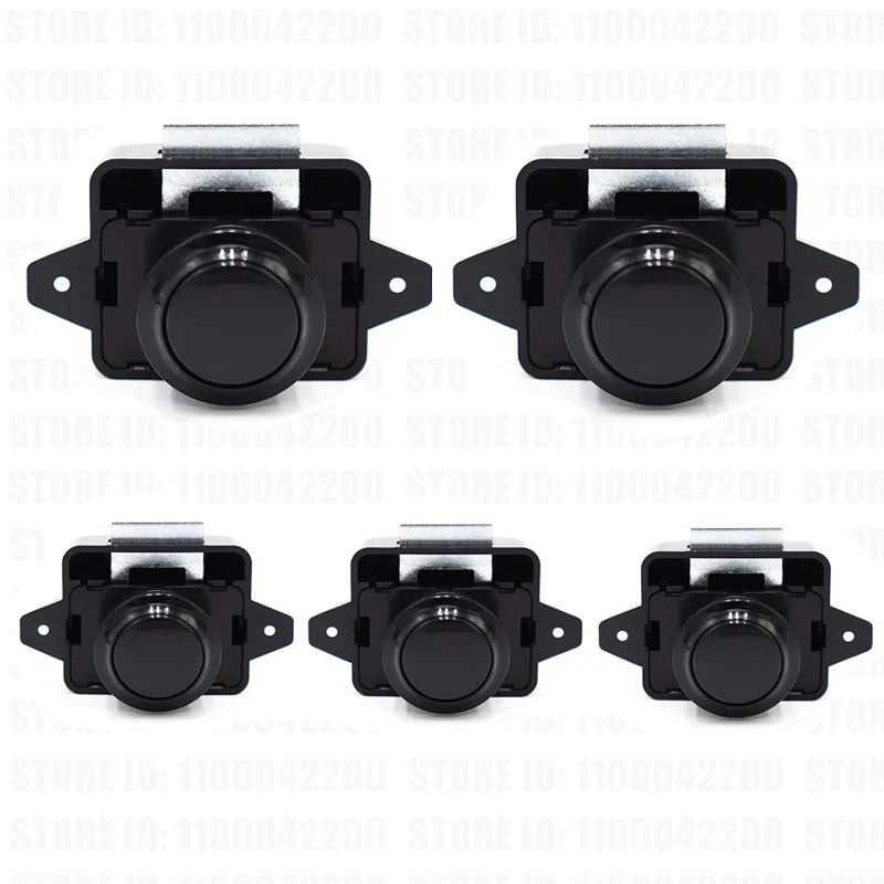Loquets à bouton-poussoir de 26mm, 5 pièces, loquet de porte d'armoire, serrure poussoir de voiture de camping-car sans clé pour armoire de camping-car