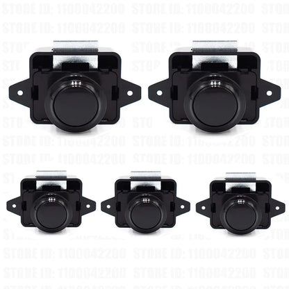 Loquets à bouton-poussoir de 26mm, 5 pièces, loquet de porte d'armoire, serrure poussoir de voiture de camping-car sans clé pour armoire de camping-car
