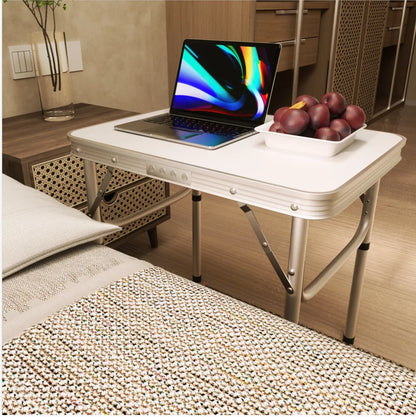 Mini Table de Camping pliante, cadre en aluminium avec poignée de transport, hauteur réglable, Portable léger et facile à transporter,