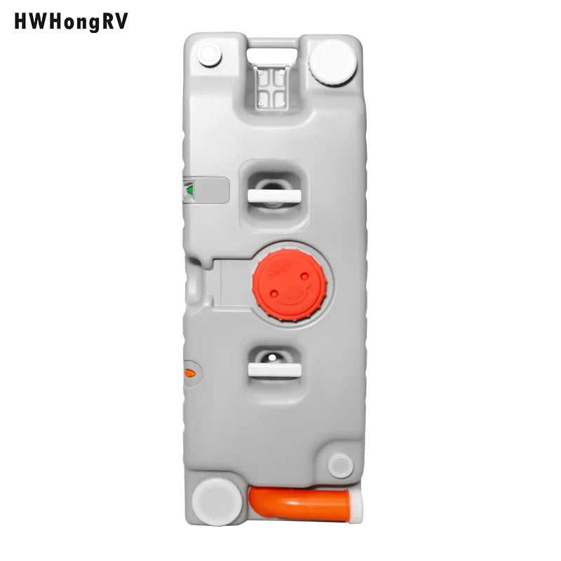 Réservoir d'eau portable pour camping-car 75 L avec roulettes, vidange et remplissage rapides, poignée pliante, pour camping, remorque, caravane – Livraison rapide locale