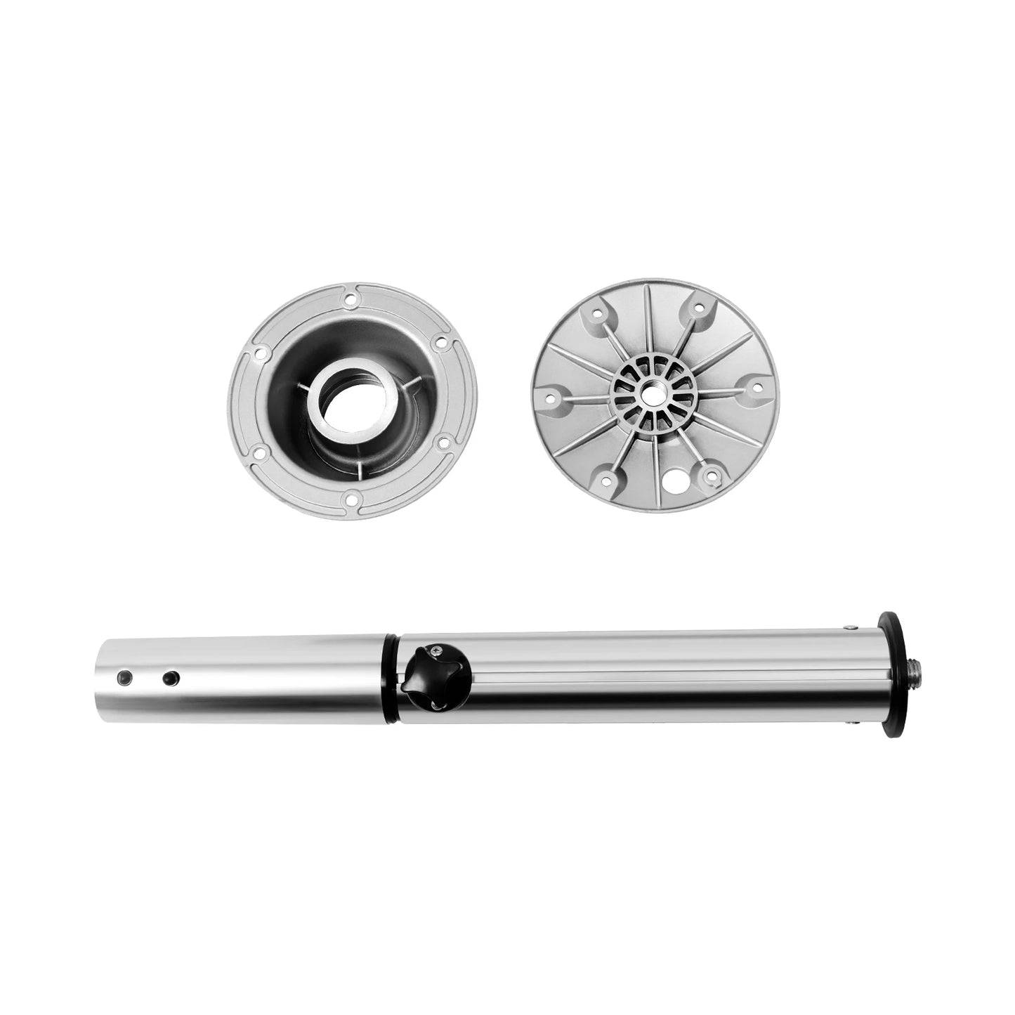 Pied de table, pour camping-car de table de bateau, pied de table télescopique amovible en aluminium de 22 à 28 pouces, réglable en hauteur