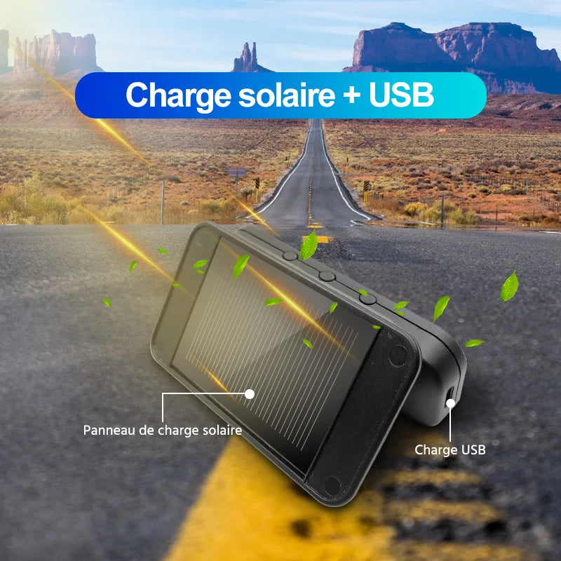 E-ACE Intelligent TPMS voiture pression des pneus alarme système de surveillance de la température 4 capteurs affichage solaire Intelligent USB et charge solaire