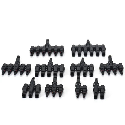 1/5 ensembles de connecteurs solaires photovoltaïques IP67 Y/T Type 30A 1000V, Kit de branche 3-7 voies pour câble PV/MC, Module de batterie 2.5/4/6 mm2