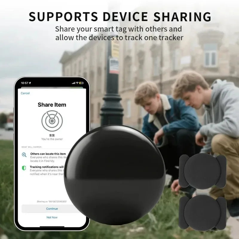 Localisateur d'étiquette intelligent magnétique pour Apple AirTag Mini traceur GPS magnétique voiture véhicule portable étui Anti-perte Localizador Bluetooth