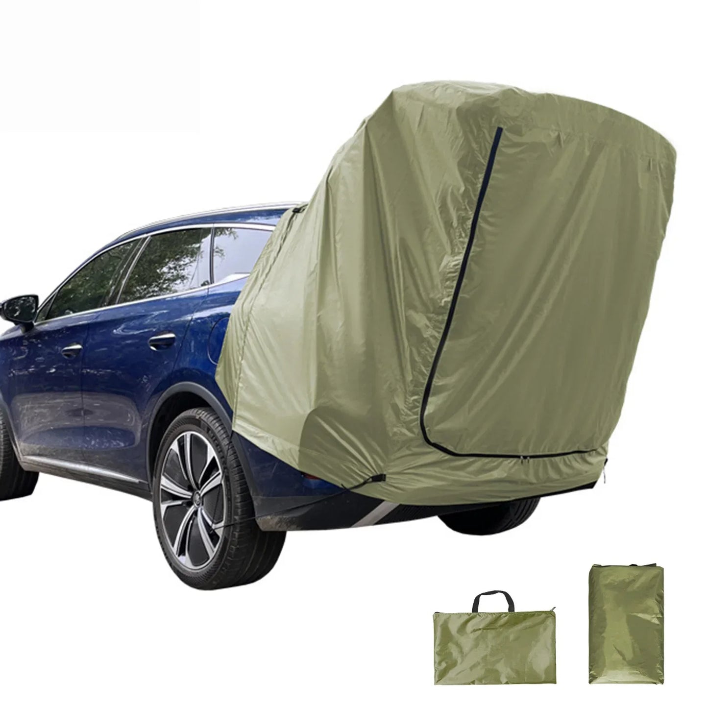 1 ensemble de tente de Camping, cabine SUV avec auvent, grand espace, vue large, hayon de voiture, tente anti-déchirure
