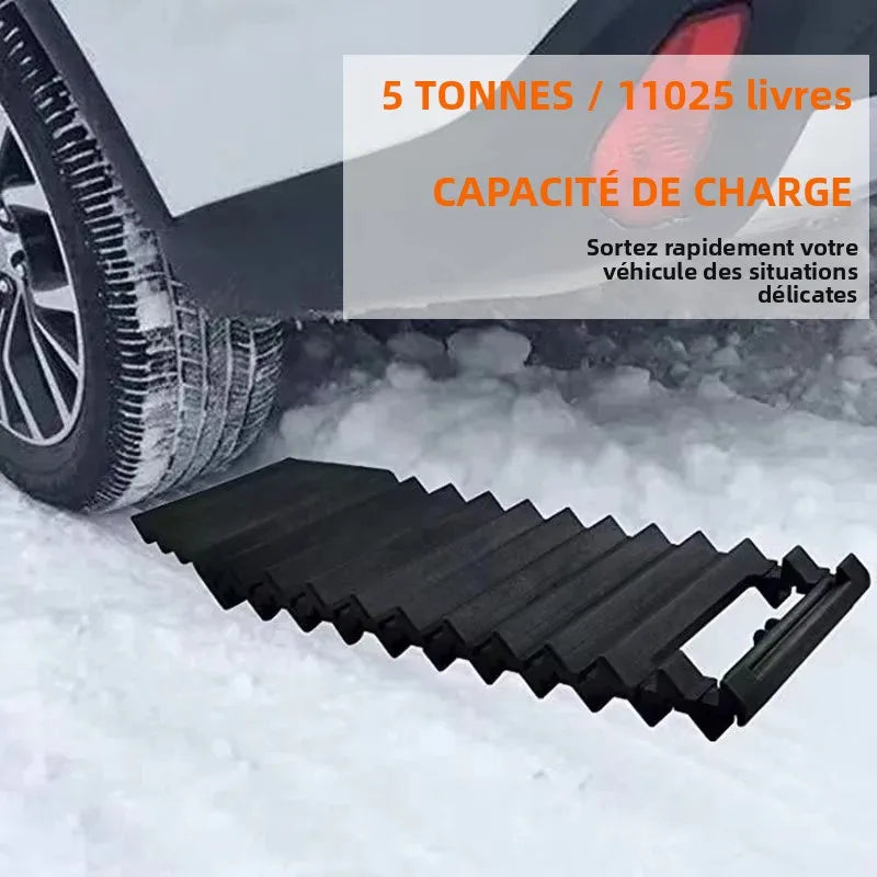 Pistes de récupération tout-terrain, tapis de Traction antidérapants pour sable de boue de neige, outil de sauvetage de véhicule robuste, accessoires de camion SUV
