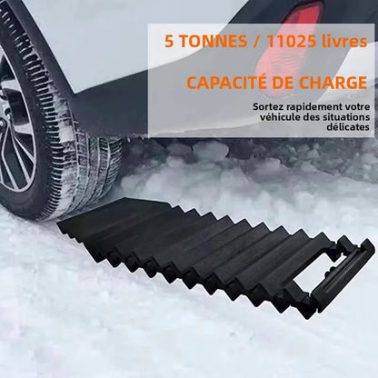 Pistes de récupération tout-terrain, tapis de Traction antidérapants pour sable de boue de neige, outil de sauvetage de véhicule robuste, accessoires de camion SUV