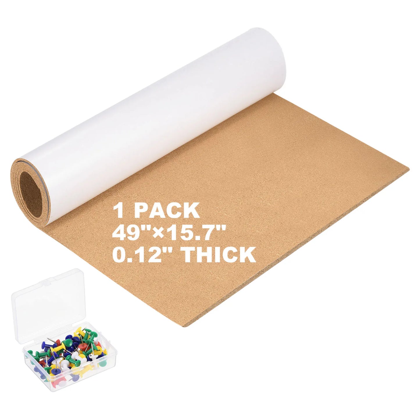 Panneau Carré Auto-Adhésif en Liège, Petit Panneau à Épingles avec Pince à Bois, Carreaux de Liège Mural