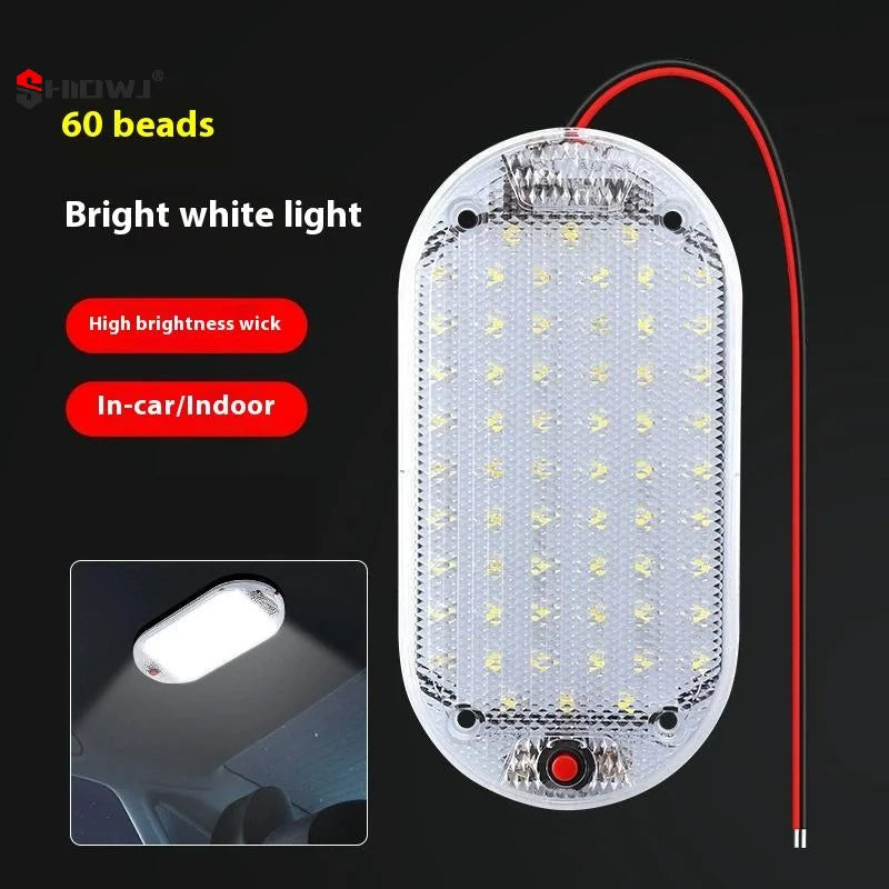 Barres LED pour plafond de voiture, éclairage de toit universel 12v-85v 1 pièce, adapté à l'intérieur de camping-car et à la lampe de lecture