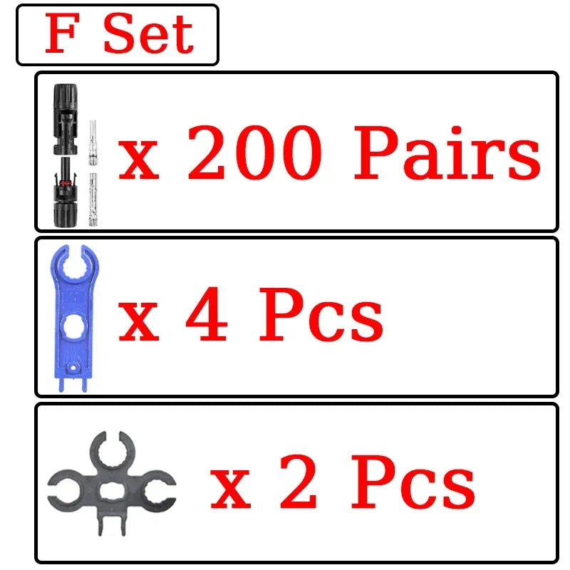 1/5 ensembles de connecteurs solaires photovoltaïques IP67 Y/T Type 30A 1000V, Kit de branche 3-7 voies pour câble PV/MC, Module de batterie 2.5/4/6 mm2